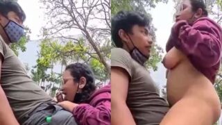Assamese couple hot sex karte hue park mein