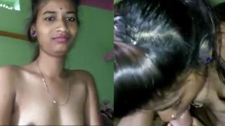 Bihari girl blowjob deti hui boyfriend ko