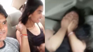 Car me girlfriend ki chudai ki viral porn mms video