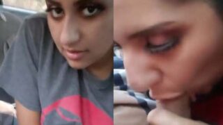 Car mein blowjob deti hui hot desi girl