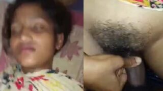 Desi girlfriend Rupa ki hairy chut ki chudai