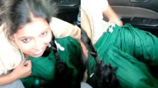 Car mein chud kar kapde pahanti college girl