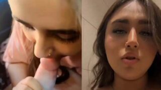Pakistani Tiktoker Minahil Malik viral blowjob sex