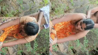 Bihari village aunty ki outdoor chudai