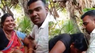 Bengali aunty outdoor mein blowjob deti hui