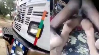 Truck mein randi ki chudai kar raha hai driver