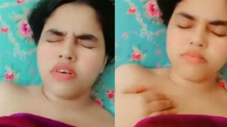 Cute college girl aaram se chudti hui