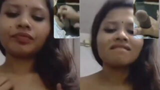 Video call par maje leti sexy bhabhi